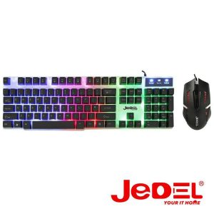 JEDEL GK100 Wired Gaming Backlight Keyboard & Mouse Combo