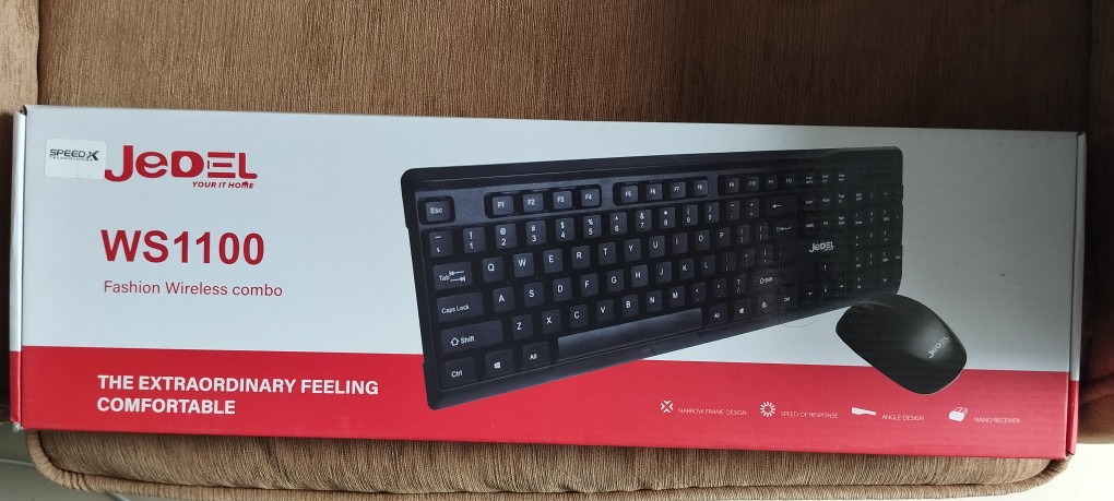 JEDEL WS1100 Wireless Keyboard Mouse Combo - Image 2