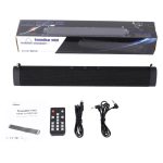 16W Sound Bar Speaker Stereo TF Subwoofer Column with Three DSP Sound Effects