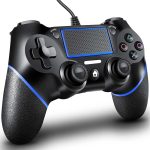 Sony PS4 Dualshock 4 Wired Controller: Jet Black Precision for PlayStation 4