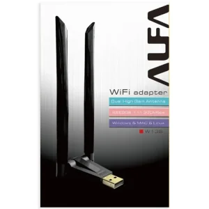 Alfa Dual Antenna 300MB WiFi USB Adapter
