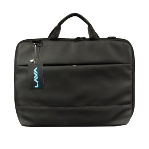 CX02 14.0 Inch Ultra Slim Laptop Bag - PU Leather, Black