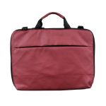CX01 15.6 Inch Ultra Slim Laptop Bag - PU Leather, Maroon
