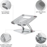 J21 Aluminum Alloy Laptop Stand - Multi-Angle Adjustable