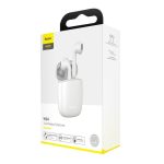 Baseus W04 TWS Earbuds: True Wireless Stereo - White