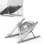 JF-054S2 Laptop Stand with Cooling Fan - Portable and Foldable, 6-Speed Adjustment