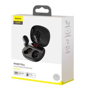 Baseus Encok True Wireless Earphones WM01 Plus - Black