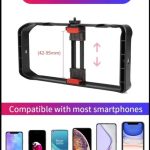 Jmary Mt-33 Vlog Kit Mobile Holder Cage With Mic MM1 Holder Port For Light