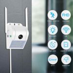 1080P Wireless WiFi IP Camera 2MP Wall Lamp Security Camera