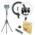 18 Inch Photo Studio lighting LED Ring Light 3200-5600K 65W 416PCS Photography Dimmable Ring Lamp Without Stand For Makeup,Video