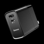 Baseus Transun Series Dual-U Foldable Wall Charger Adapter 3.0A