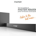 FASTER XB6000 2.1CH Wired Bluetooth SoundBar with SubWoofer