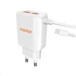 FASTER FC-88 Fast Charging 2 in 1 Travel Charger 2.4A