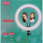 Ring Light 36CM LED Kit [ Plastic ] with 7.5ft Tripod Stand with 3 Phone Holder Adjustable Color Temmperature Circle Lighting for Vlog, Makeup, YouTube, Video Sho0ting, Selfie Photo better than 26CM 20CM