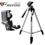 WEIFENG WT-330A PROFESSIONAL TRIPOD STAND ALUMINUM - SILVER