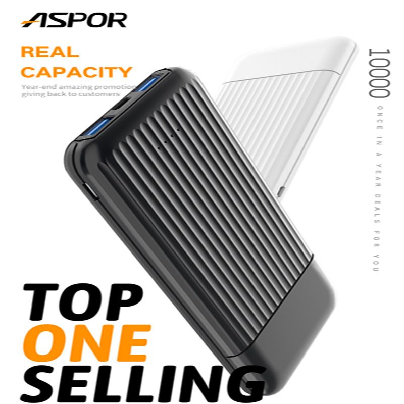 ASPOR A323 10000mAh power bank - Image 3