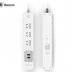 Baseus Anpin Series 3 Universal Power Sockets + 2 USB Charging Ports