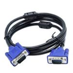 VGA Cable 1.5 Meter (5 Feet ) Long Male to Male 15 pin cable For Computer,Monitor,Lcd, & Tv - Blue