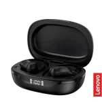 Lenovo LP75 Wireless Ear-hook Sports Headphones - BT5.3, Sweatproof, In-ear, Charging Box, Battery Display