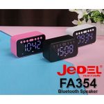 JEDEL FA354 BLUETOOTH Rechargeable SPEAKER & Table Clock