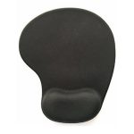 Mouse Pad With Gel Wrist Support - Black