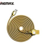 Remax RC-063i King Series Lightning Quick Charge Data Sync USB Cable - Golden