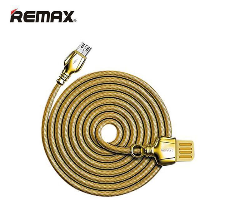 Remax RC-063i King Series Lightning Quick Charge Data Sync USB Cable - Golden