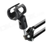 Rotational Professional Microphone Arm Stand ? Black
