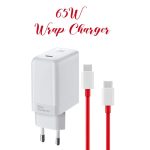65w Original Oneplus Super Fast Warp Charge (eu Pin) With Usb Type C To Type C Cable