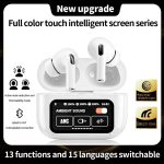 White New A9 Pro Apple Airpods Anc/enc Zhongkelqnxun Noise Reduction Touch Control Bluetooth 5.4 Wireless Earbuds (copy)