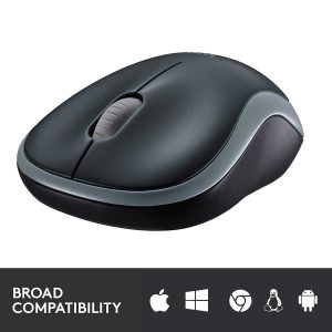 M185 Wireless Mouse, 2.4ghz With Usb Mini Receiver