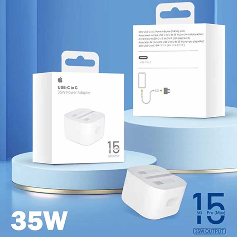 Iphone 15 Pro Max 3 Pin (uk Pin) 35w Usb-c Power Adapter(copy)
