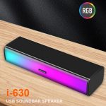 Kisonli I-630 Speaker Pc+bt Multimedia Usb Plug Rgb Colorful Light